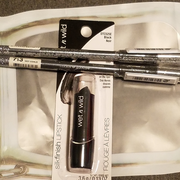NWT Hard♡Candy Take Me Out Glitter Eye Liner 713 HOT COALS Built-In Sharpener! - Picture 2 of 15
